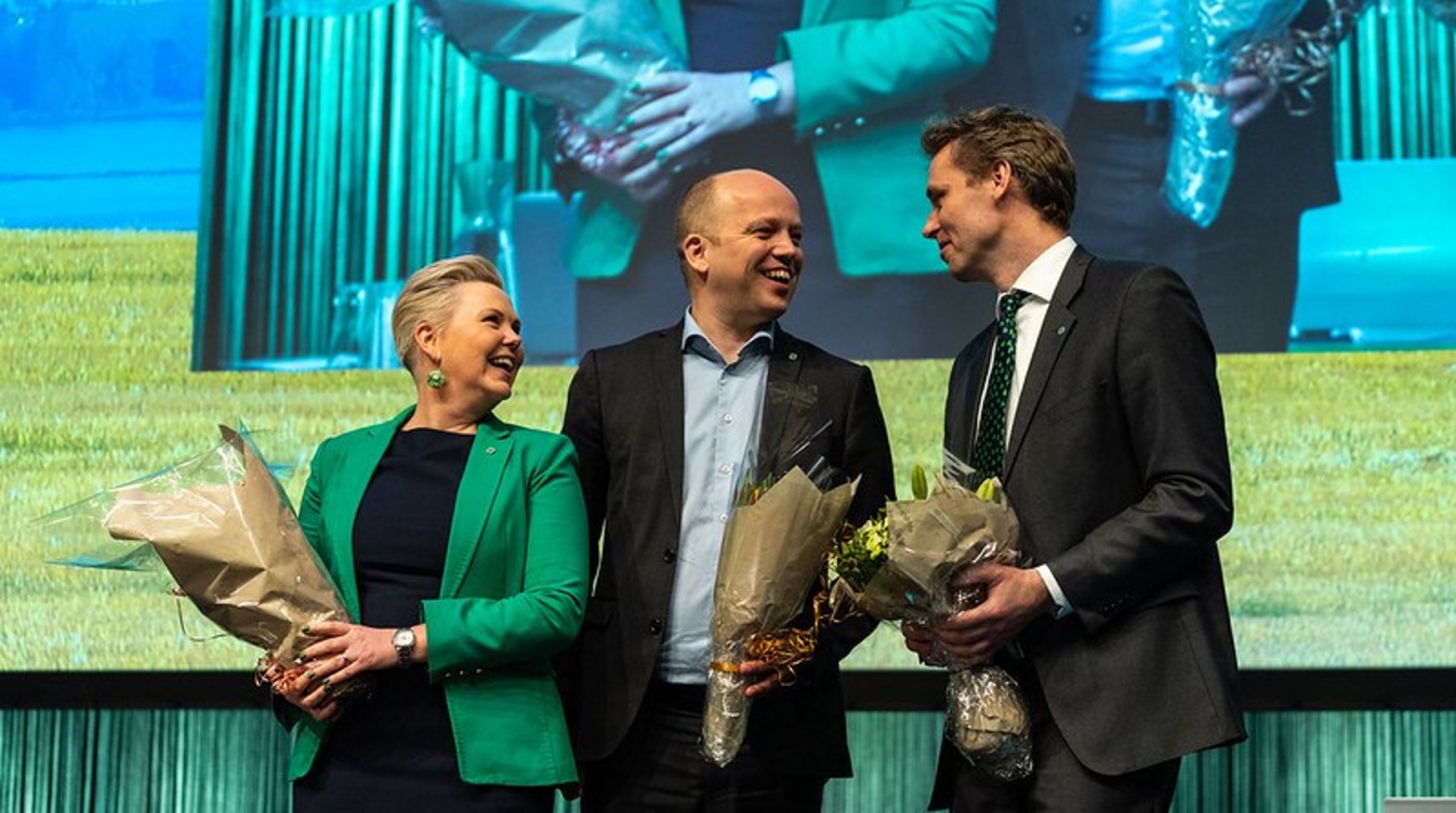 Anne Beathe Tvinnereim, Trygve Slagsvold Vedum og Ola Borten Moe har stor støtte i partiet, ifølge leder av Senterpartiets valgkomité Per Martin Sandtrøen. Komiteen foreslår nå gjenvalg av ledelsen.