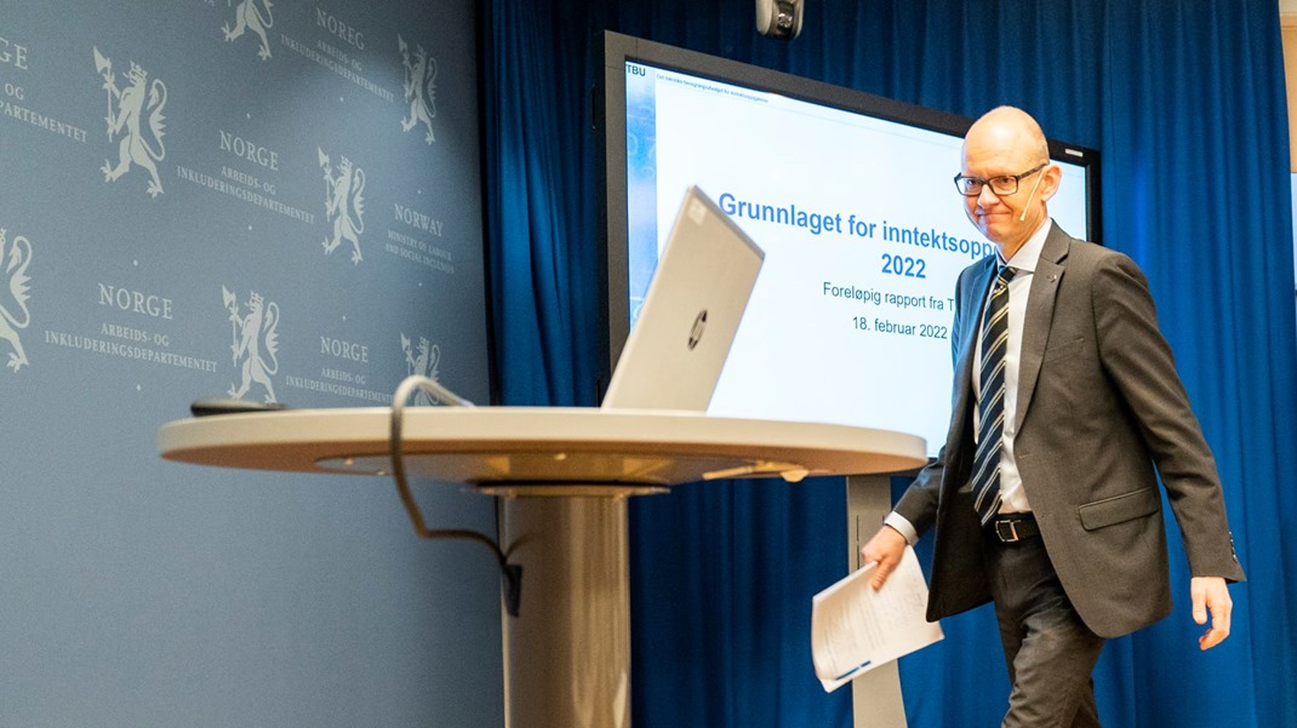 Fredag går leder for teknisk beregningsutvalg&nbsp;for lønnsoppgjørene (tbu) Geir Axelsen nok en gang opp på podiet for å presentere tallgrunnlaget for lønnsoppgjøret.