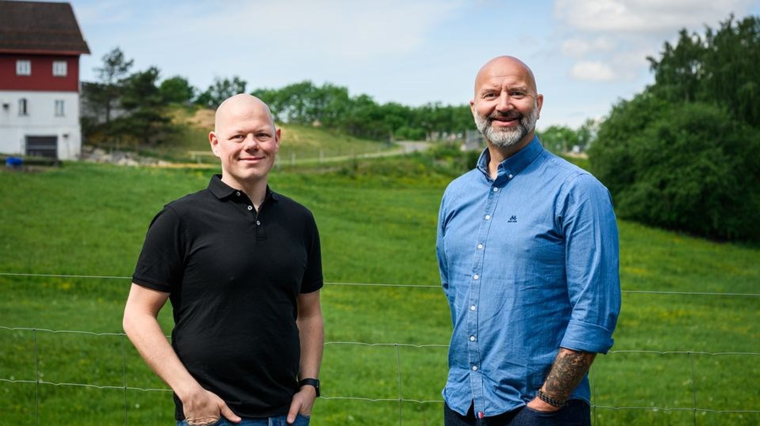 John Trygve Tollefsen (til venstre) og Øystein Knoph går til Nortura.