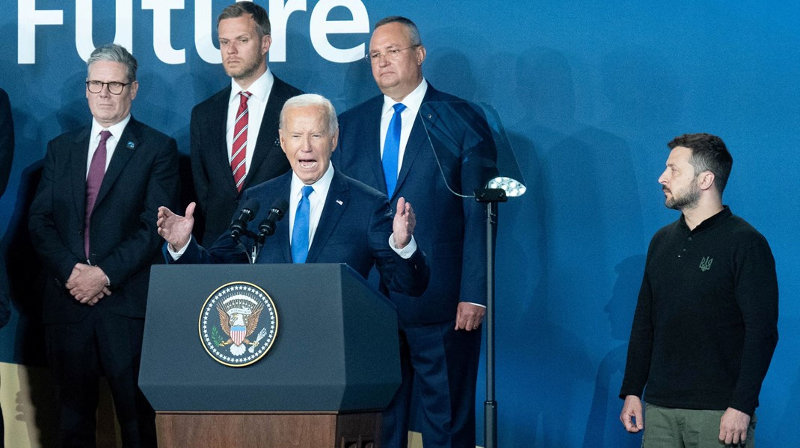 Hendelsen som er på alles lepper, var da president Joe Biden introduserte Volodymyr Zelenskyj som «president Putin».