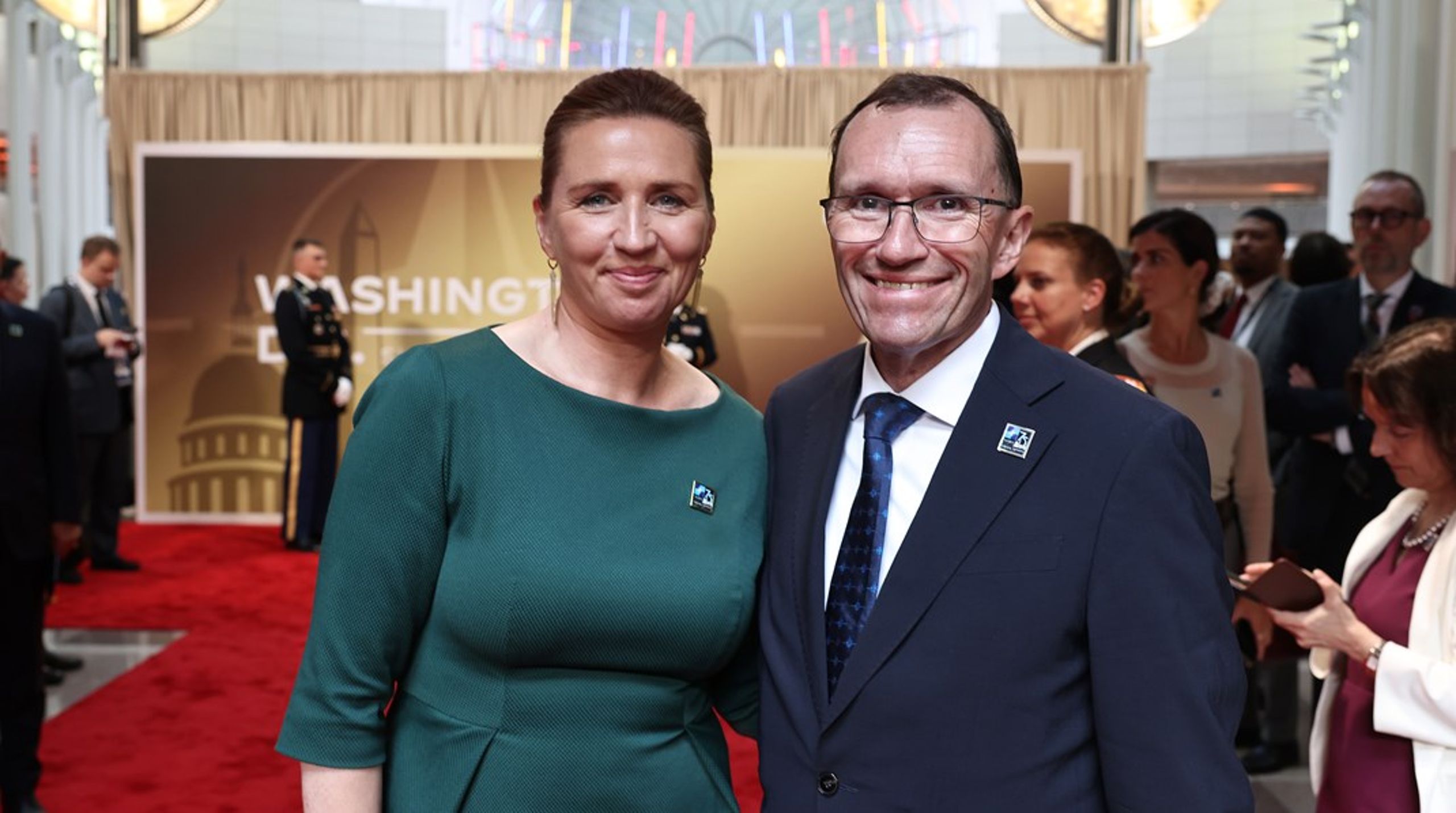 Utenriksminister Espen Barth Eide og Danmarks statsminister Mette Frederiksen.