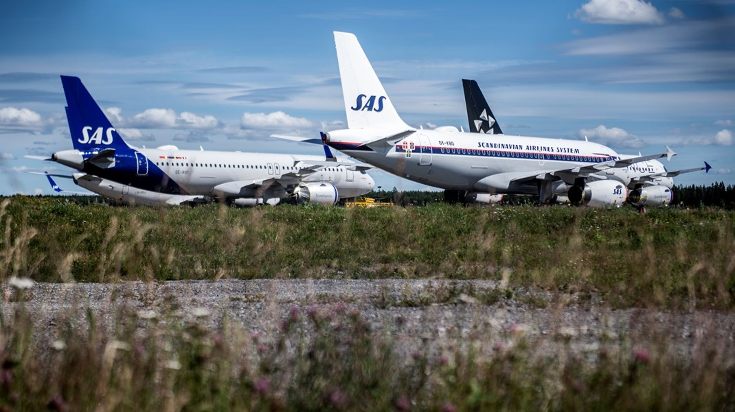 Et storuttak kan tvinge SAS til å sette flyene på bakken fra onsdag av.