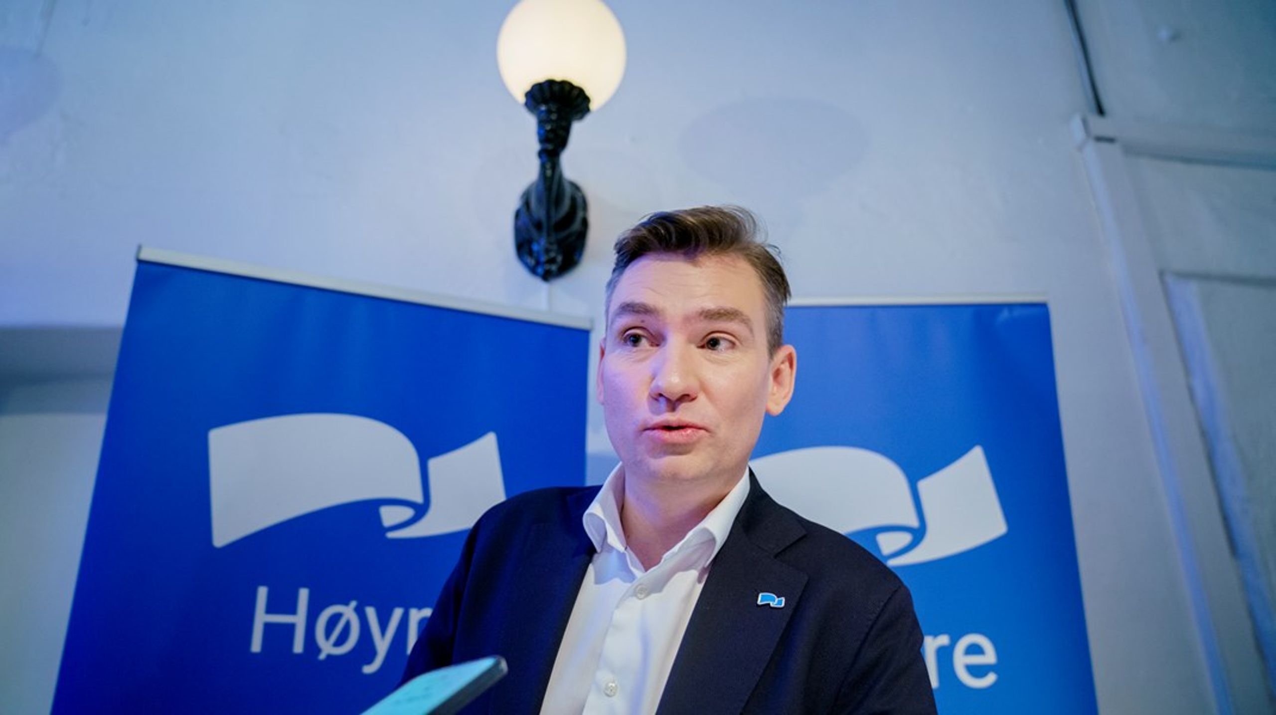 Høyre-nestleder Henrik Asheim legger fram forslag til nytt partiprogram for Høyre på mandag.&nbsp;