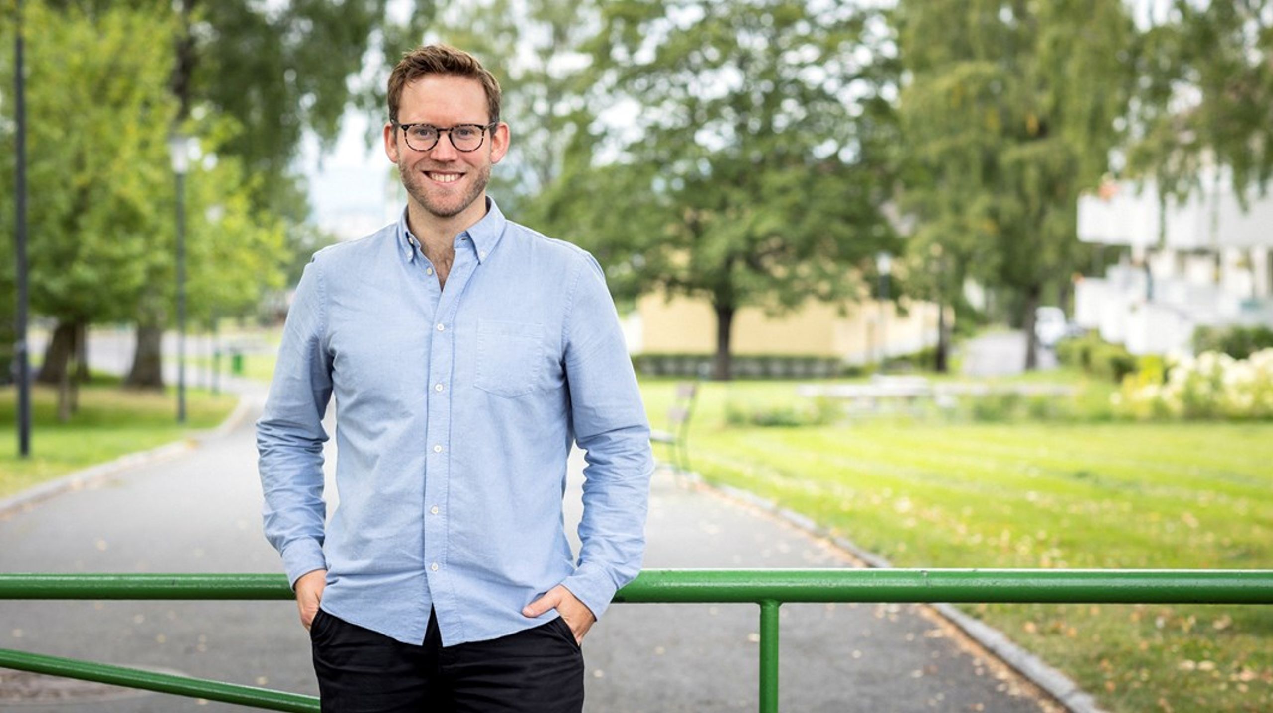 Johan Hermstad Reinertsen er ny leder for politisk avdeling i Framtiden i våre hender.&nbsp;