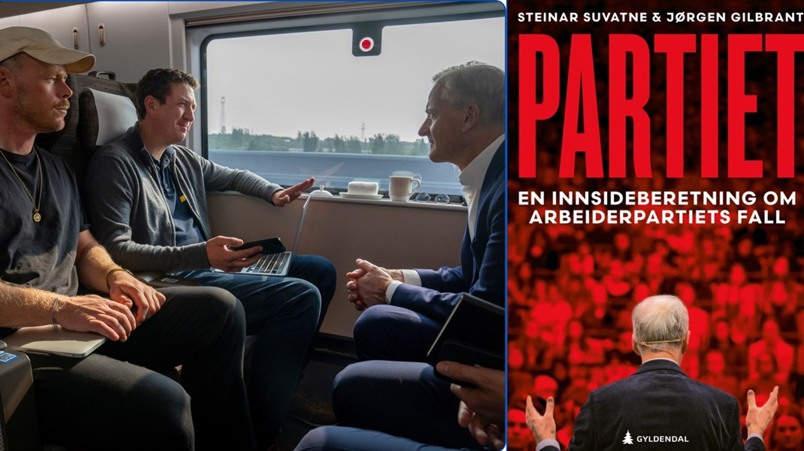 De to erfarne Dagbladet-journalistene Steinar Suvatne og Jørgen Gilbrant har snakket med en rekke sentrale kilder i Arbeiderpartiet, og har skrevet en konfekteske av en bok, mener sjefredaktør Veslemøy Østrem i Altinget. På bildet er forfatterne på reise med Jonas Gahr Støre til Kina tidligere i høst.&nbsp;