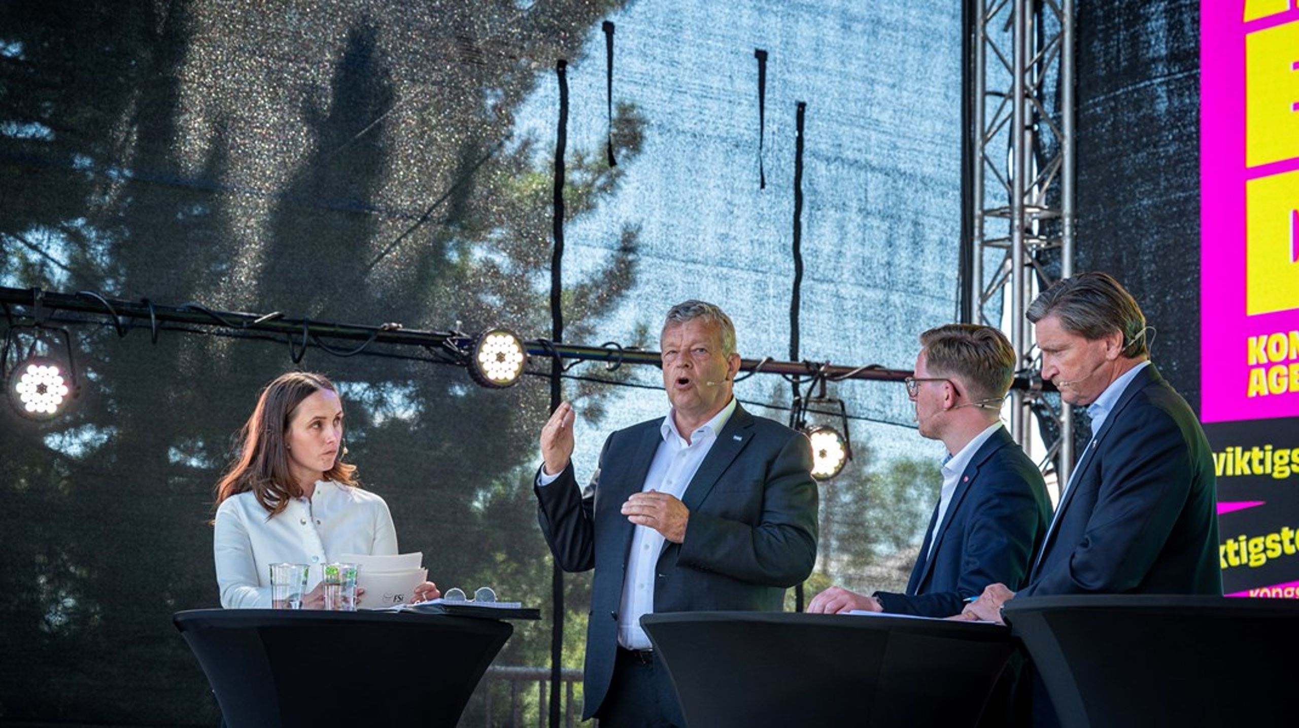 Nammo-sjef Morten Brandtzæg. Her på teknologifestivalen Kongsberg Agenda.