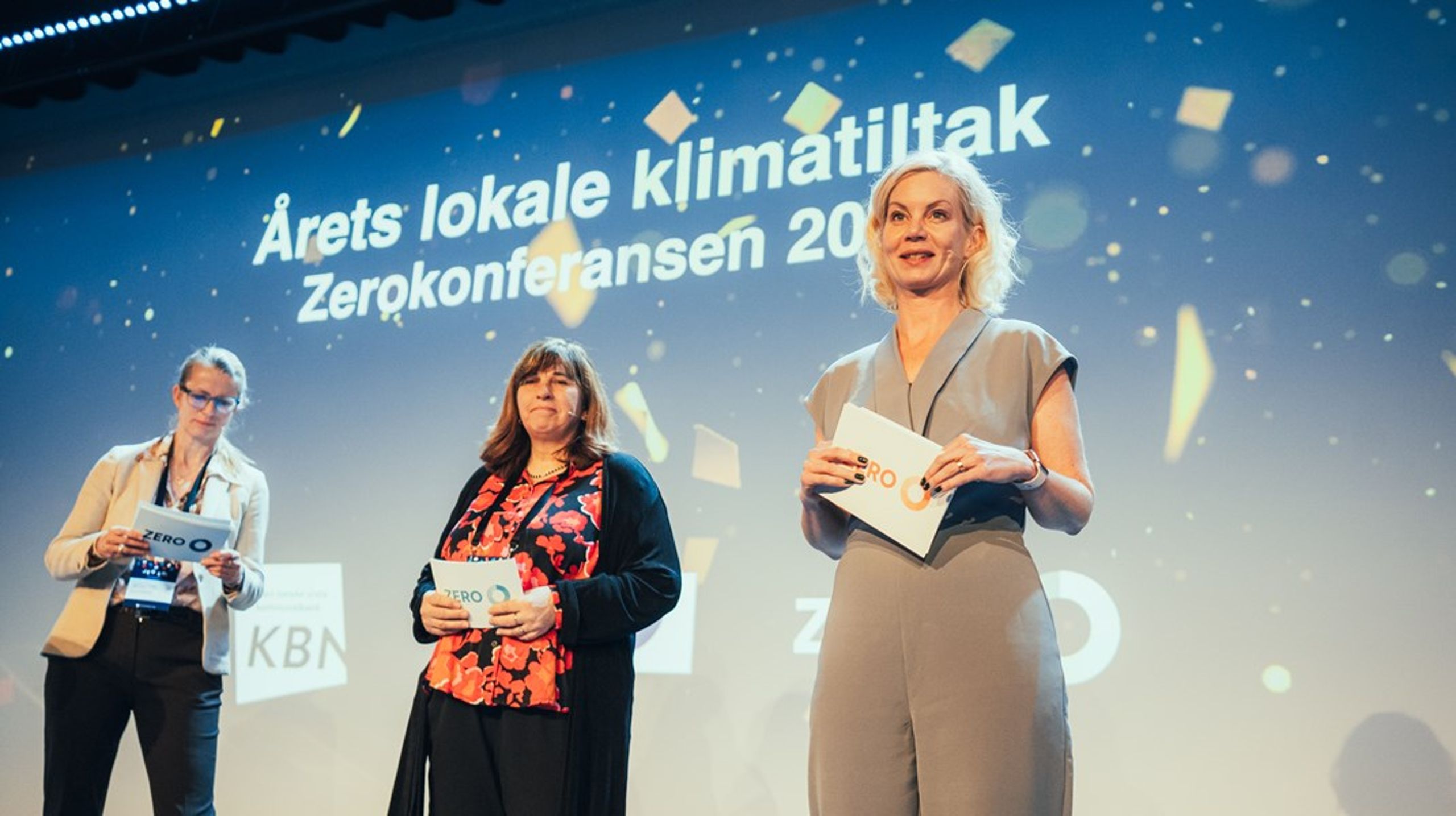 Her fra utdelingen av Årets lokale klimatiltak 2023.&nbsp;