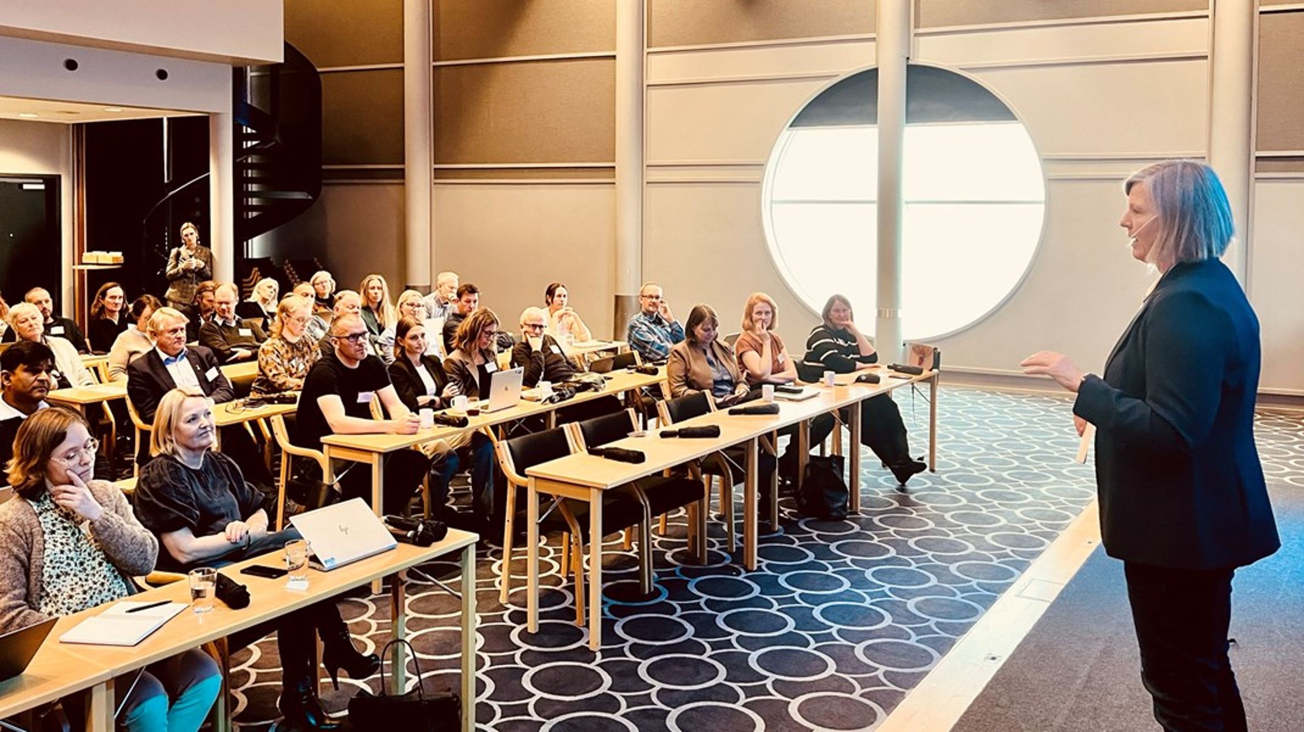 Anne-Karin Rime kunngjorde at hun ønsker gjenvalg som legepresident på Overlegeforeningens tariffkonferanse tirsdag.